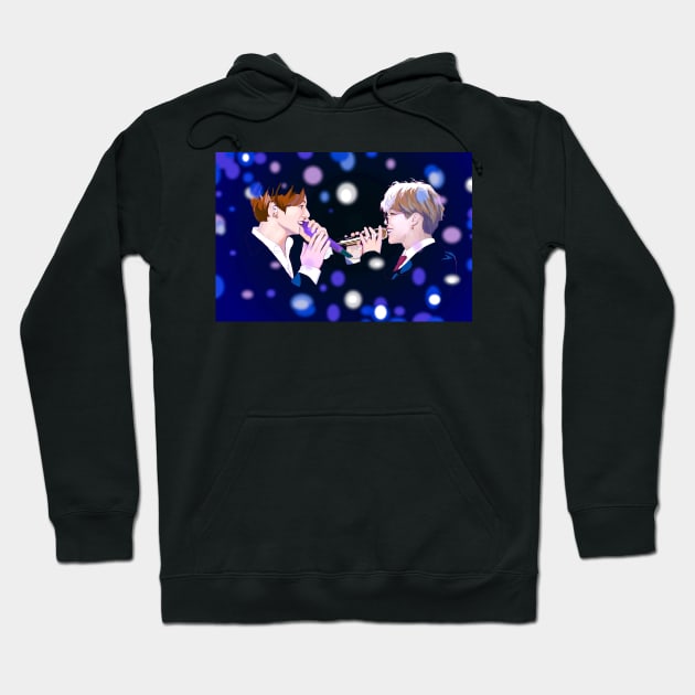 This moment right here is happiness Hoodie by Elsa-draws